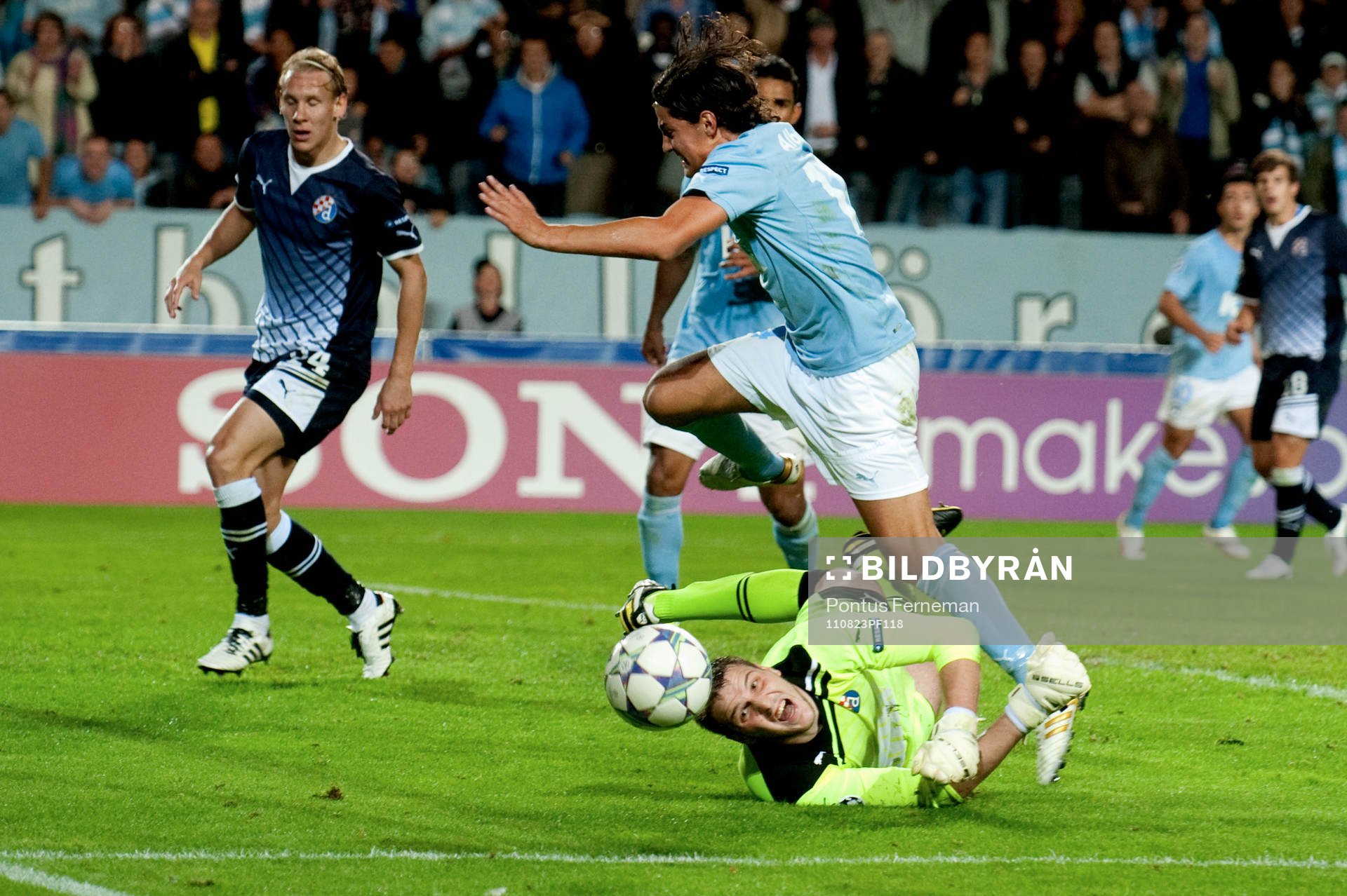 Fotboll, Champions League, Play-Off, Malmö FF - Dinamo