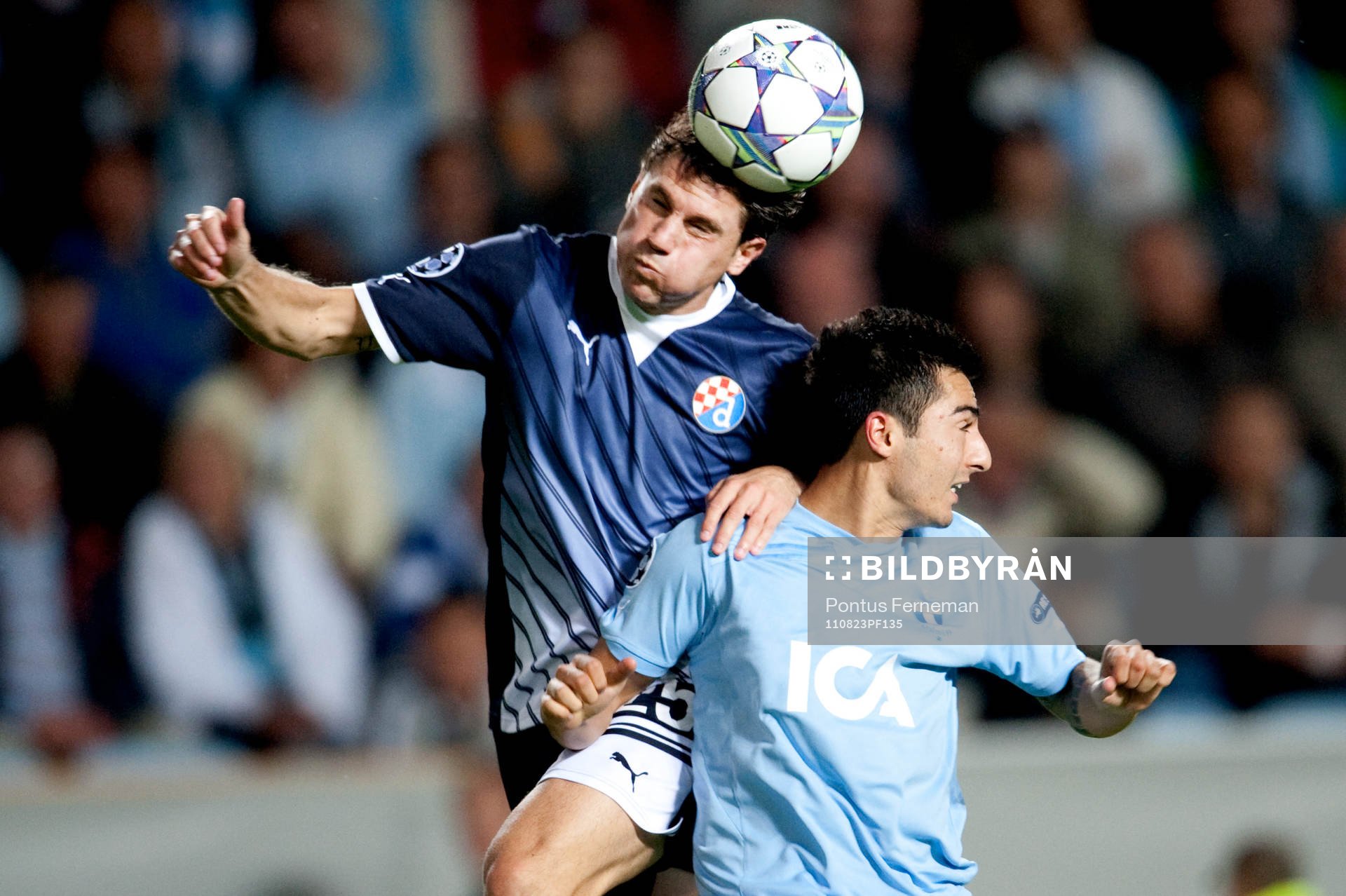 Fotboll, Champions League, Play-Off, Malmö FF - Dinamo