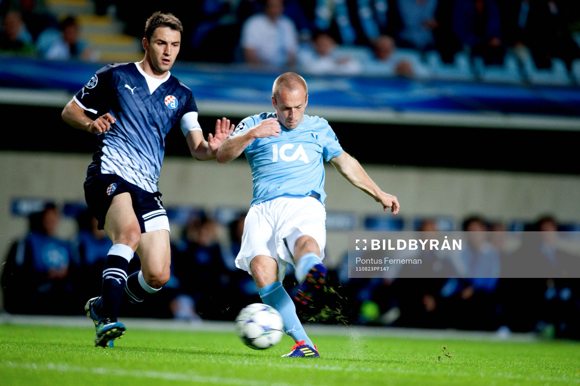 Fotboll, Champions League, Play-Off, Malmö FF - Dinamo