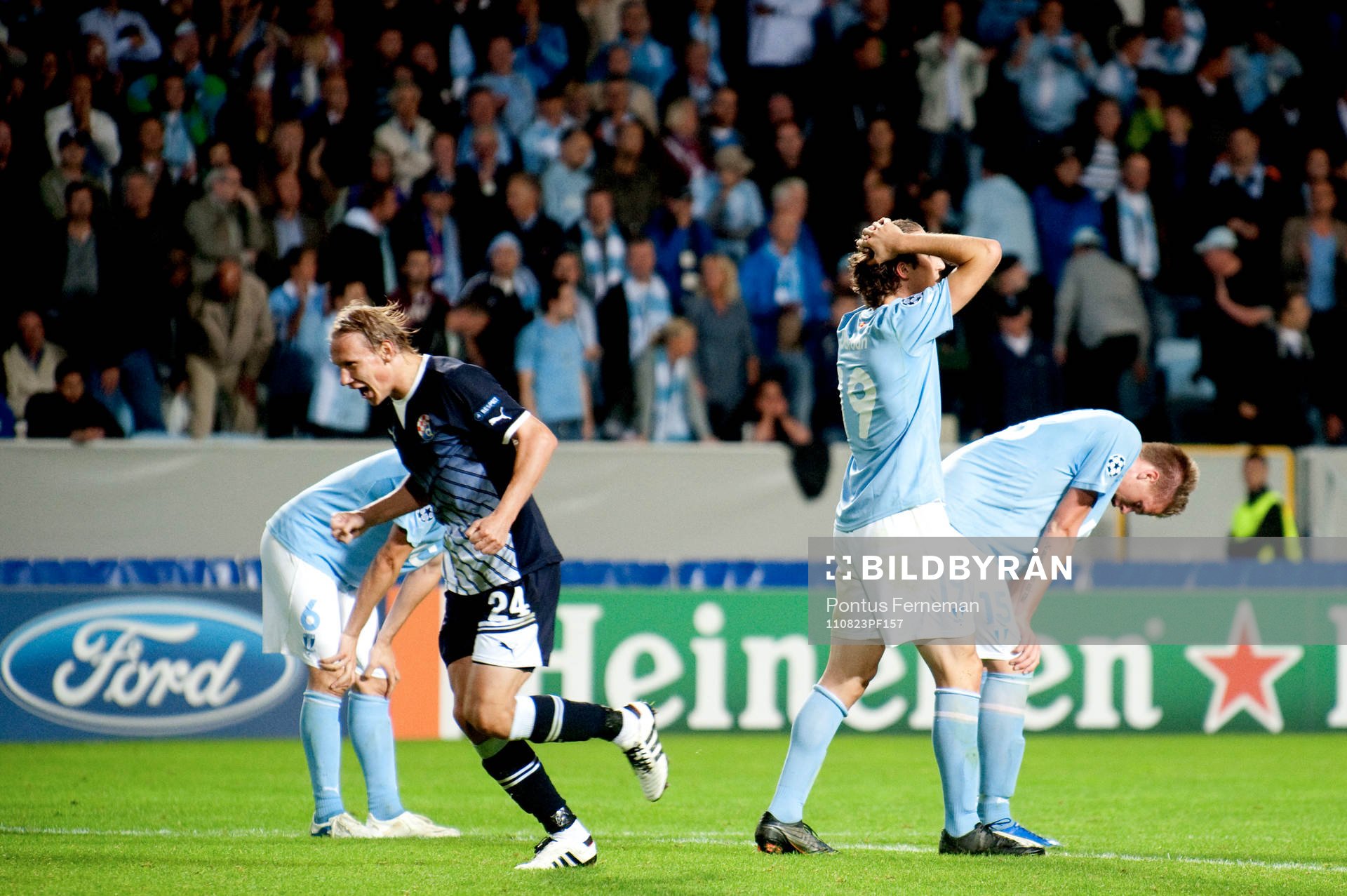 Fotboll, Champions League, Play-Off, Malmö FF - Dinamo
