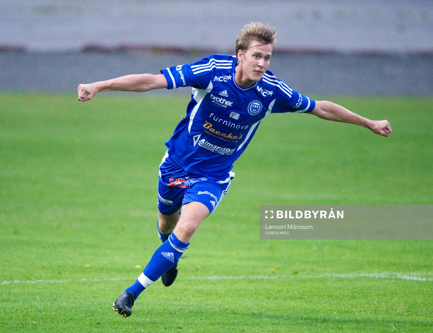  Mål, Markaryd, Christoffer Olsson, jubel.