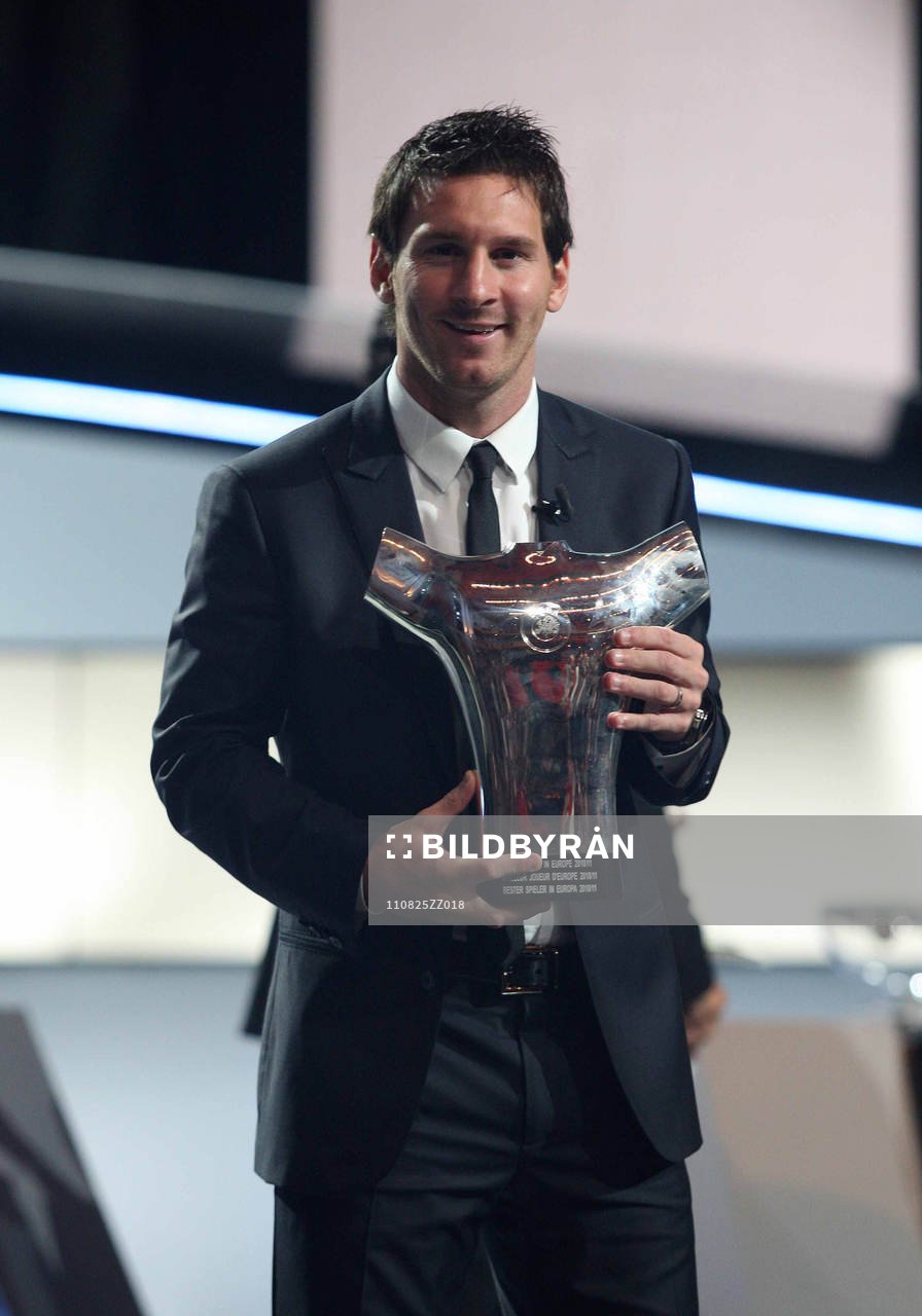Leo Messi, valdes till  UEFA Footballer