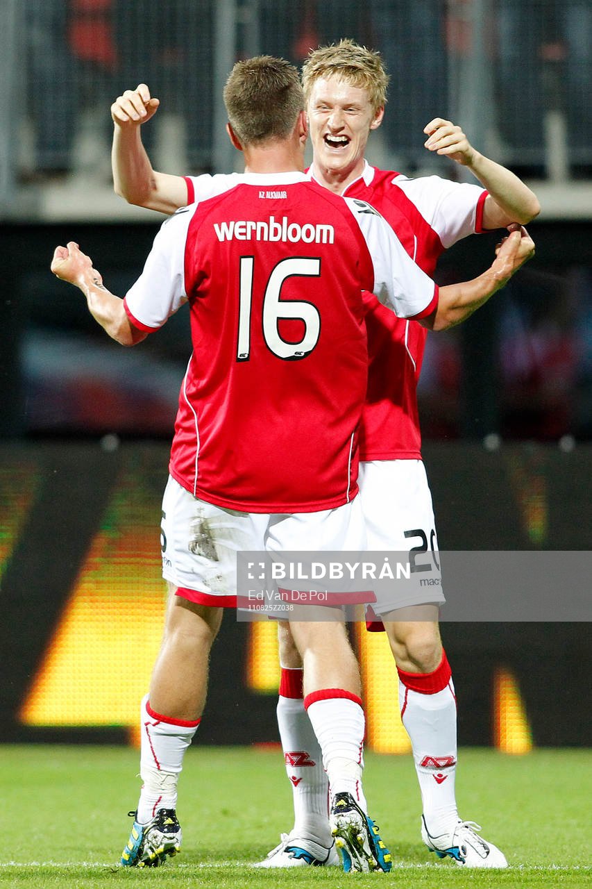 Rasmus Elm, AZ jubel med Pontus Wernbloom