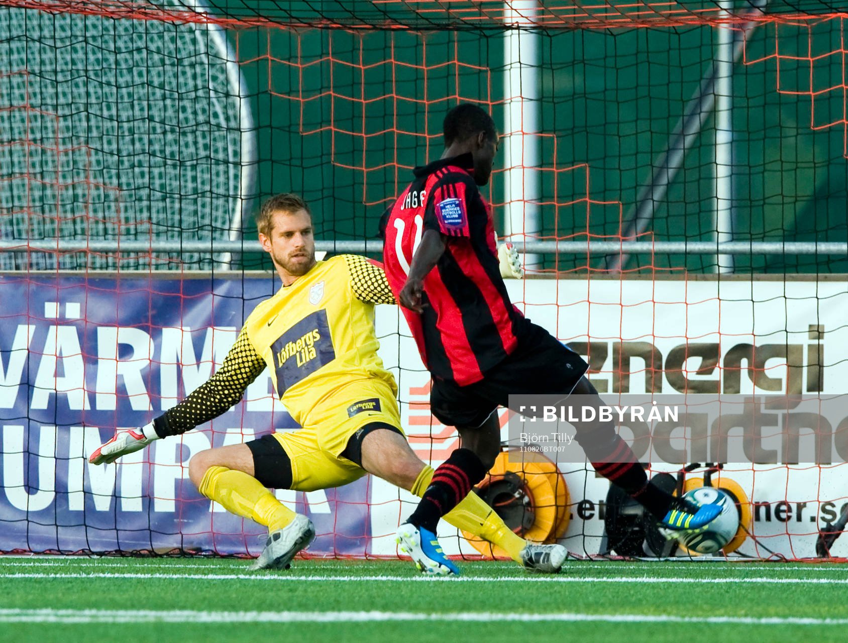 Saihou Jagne, Brommapojkarna gör 1-0 på Oscar Berglund,