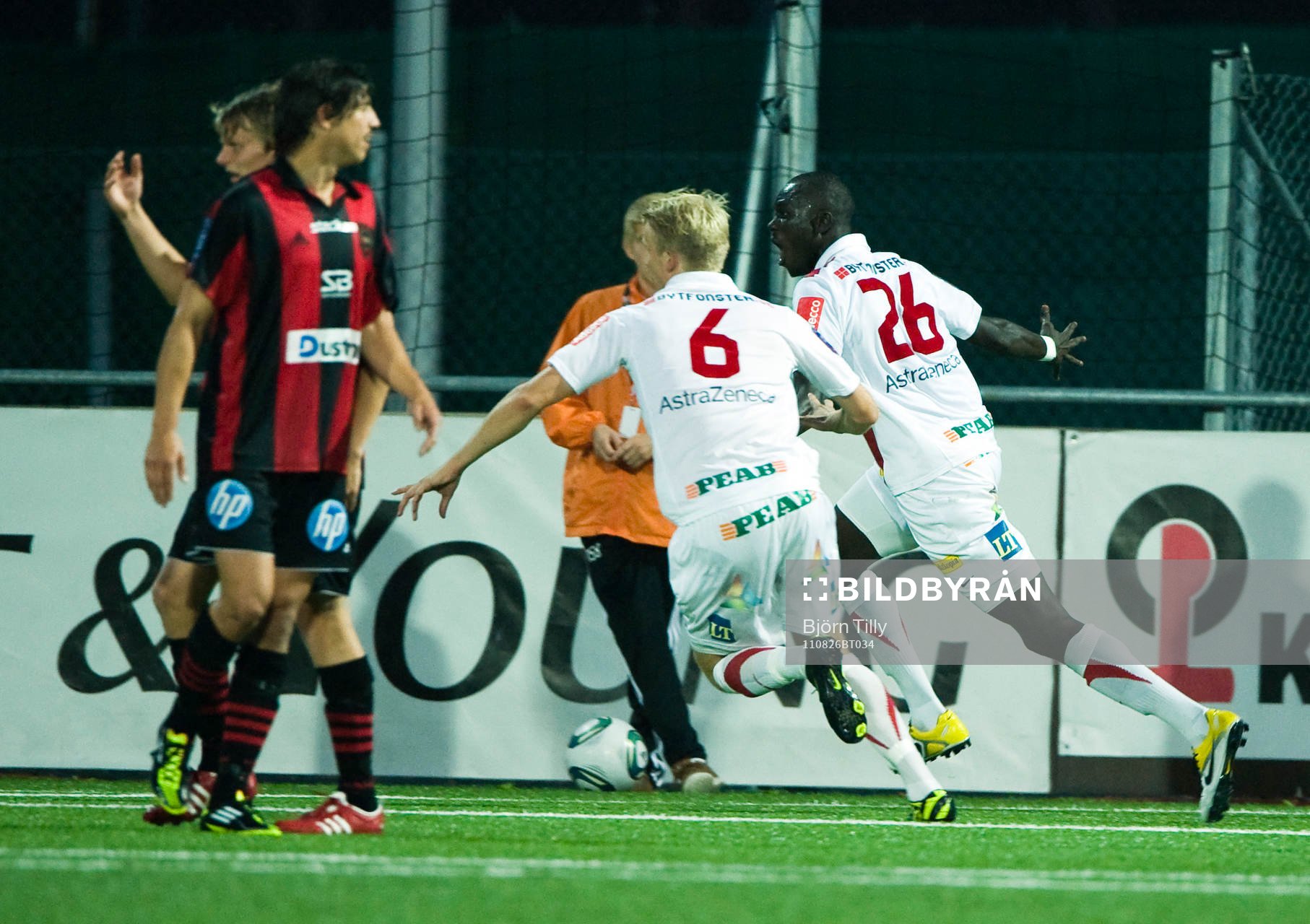 Mohammed Mbye, Assyriska, jubel