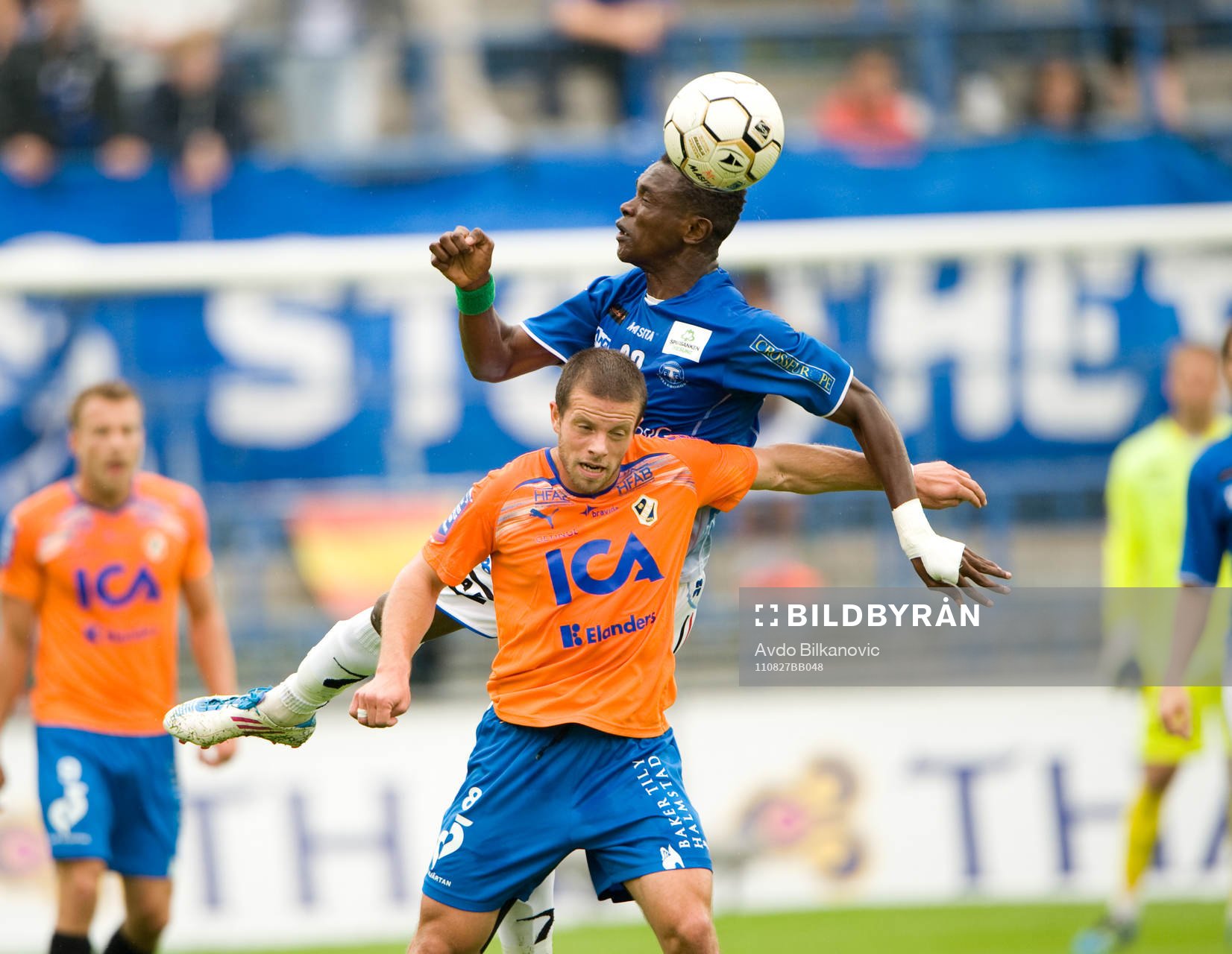 Jonas Saevarsson, Halmstad, Ibrahim Koroma, Trelleborg