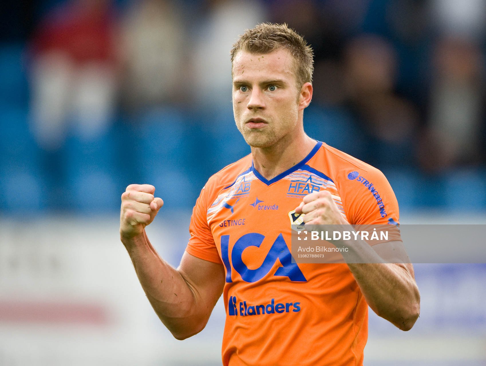 Joel Johansson, Halmstad, jubel, glädje