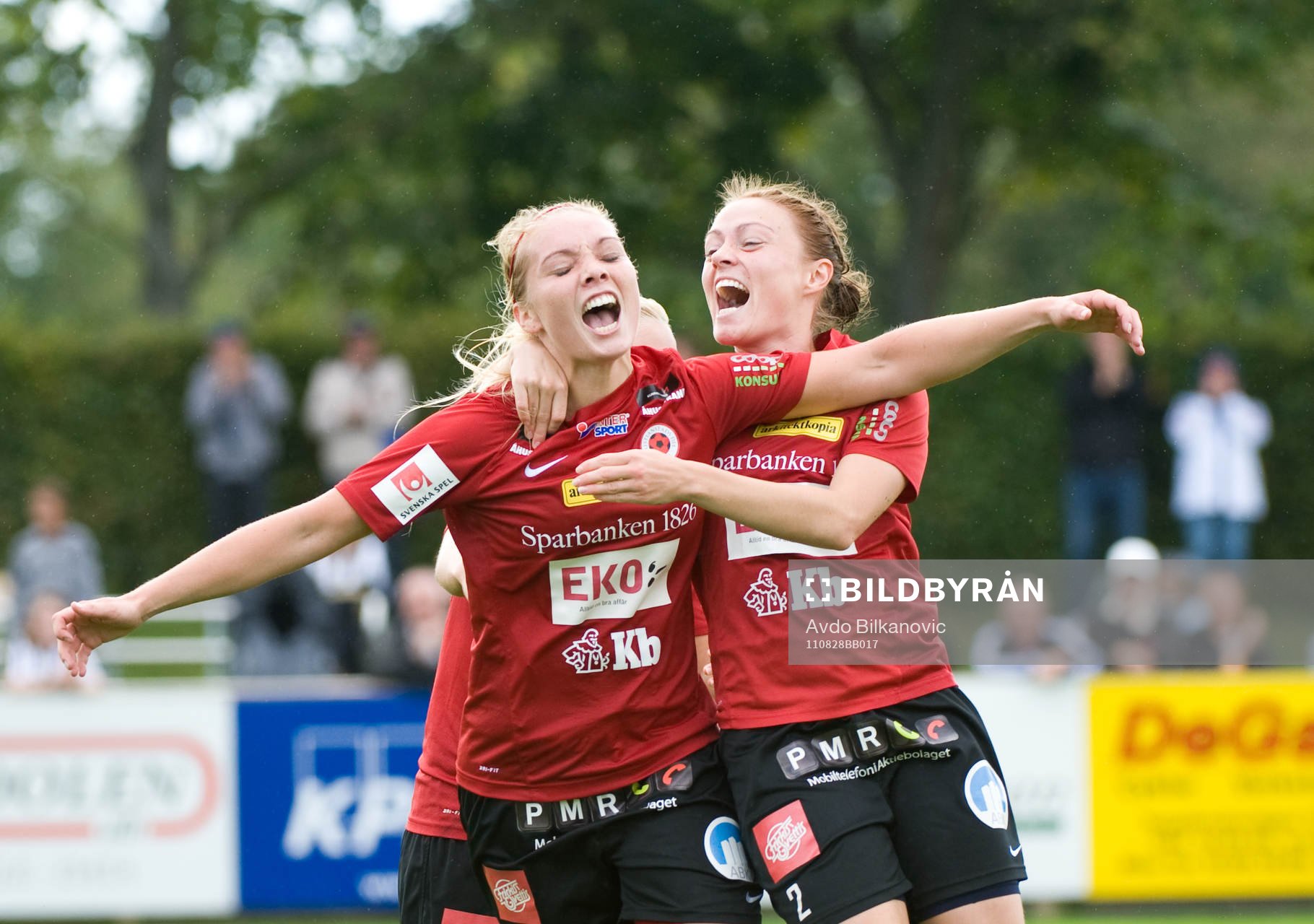   Margret Lara Vidarsdottir, Kristianstad, jubel