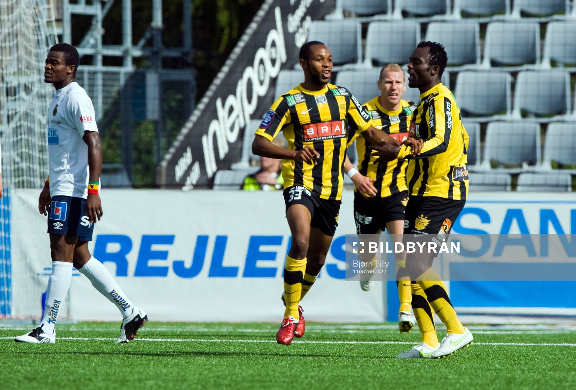 Zakaria Abdullai, Gefle, Rene Makondele och John Chibuike,