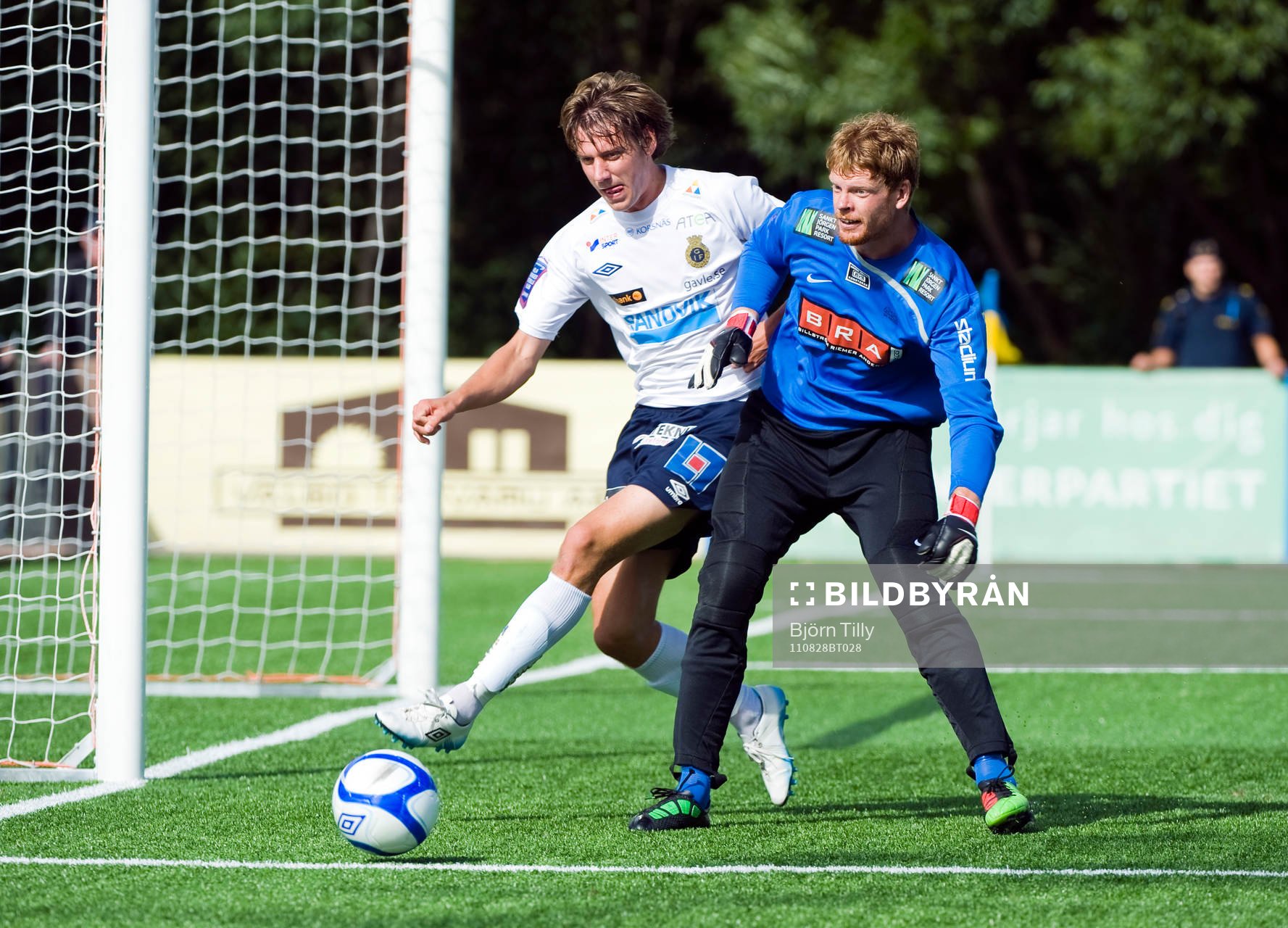 Jakob Orlov, Gefle och Christoffer Källqvist, målvakt,