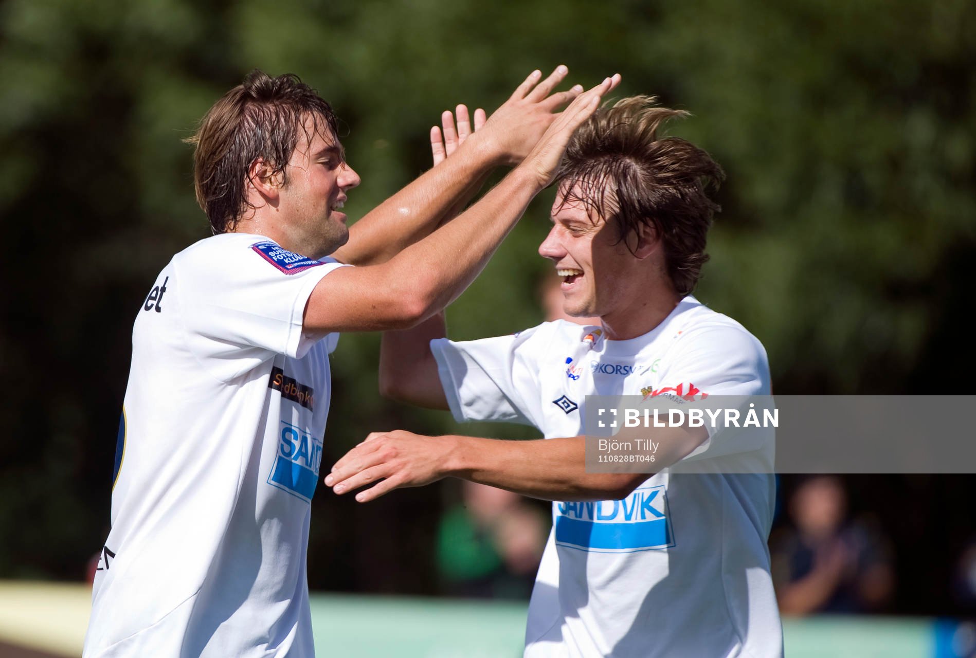 Mikael Dahlberg och Jakob Orlov, Gefle, jubel, glädje