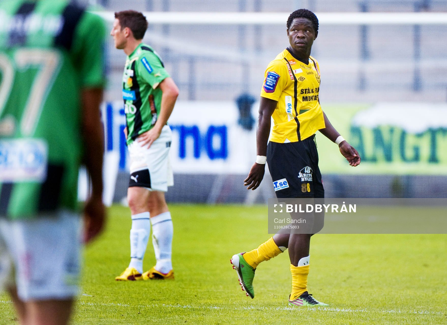 Patrick Osiako, Mjällby blev utvisad