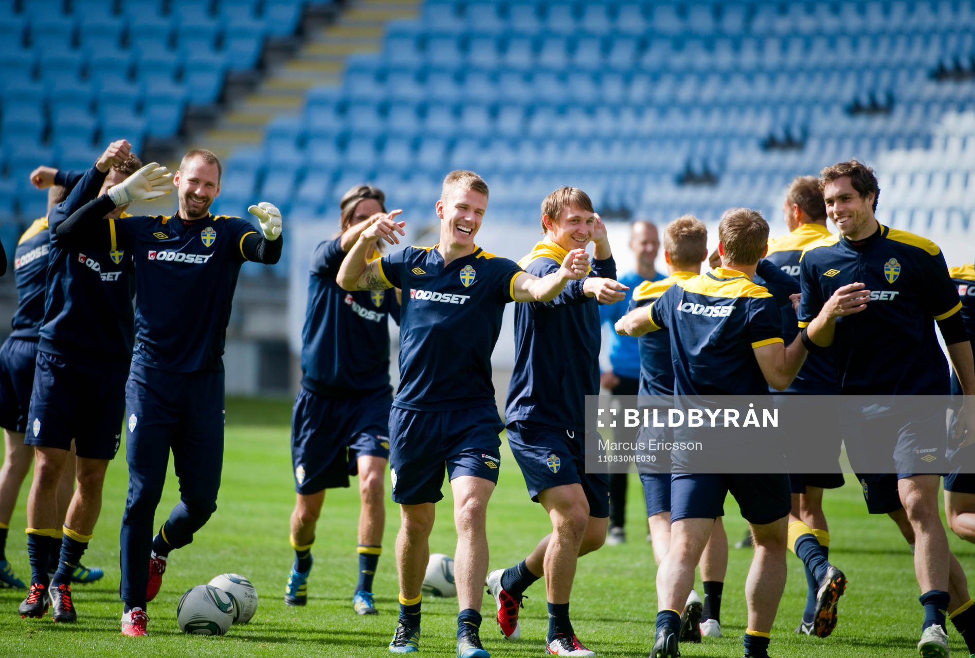 Pontus Wenrbloom skrattar gott
