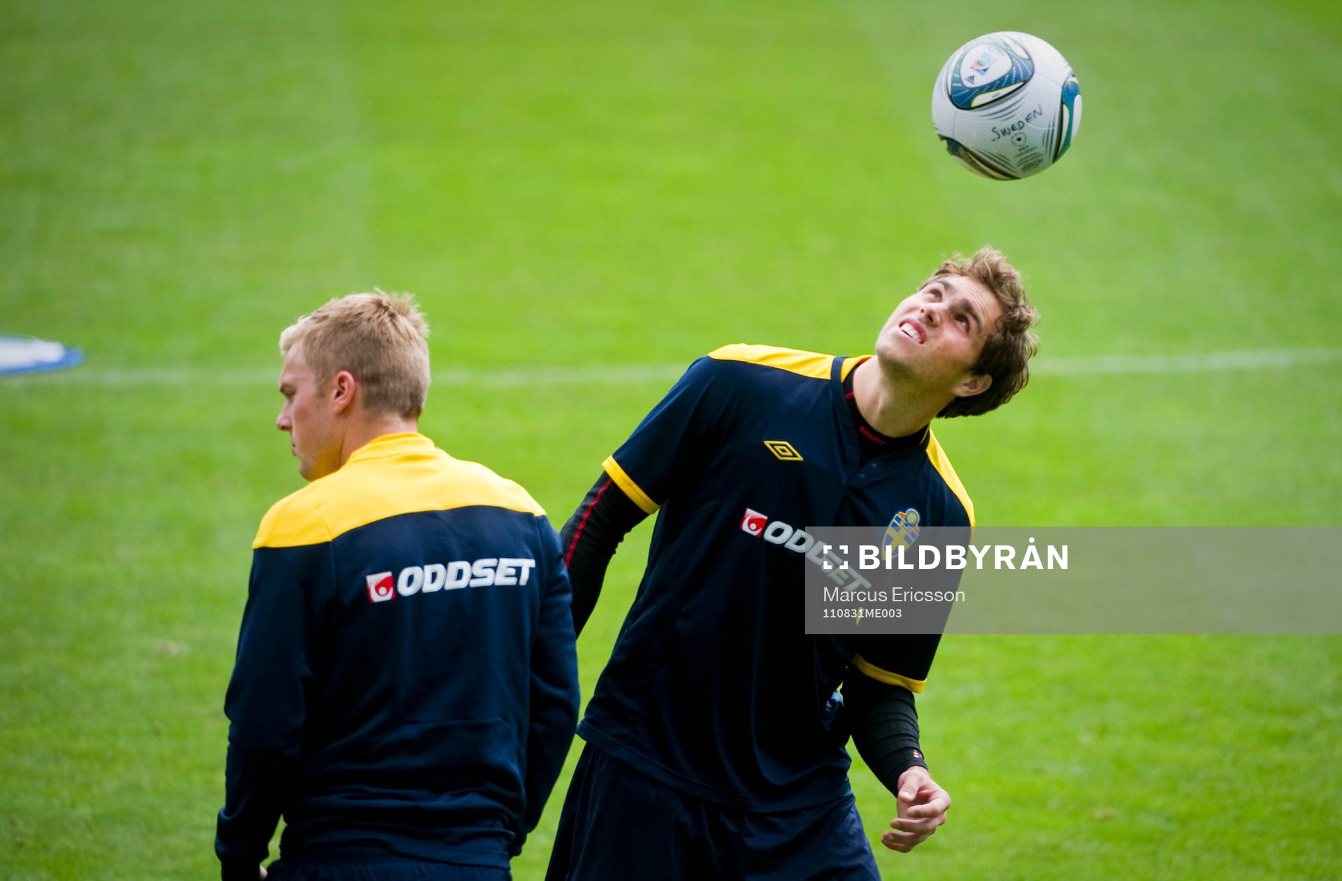 Sebastian Larsson och Johan Elmander
