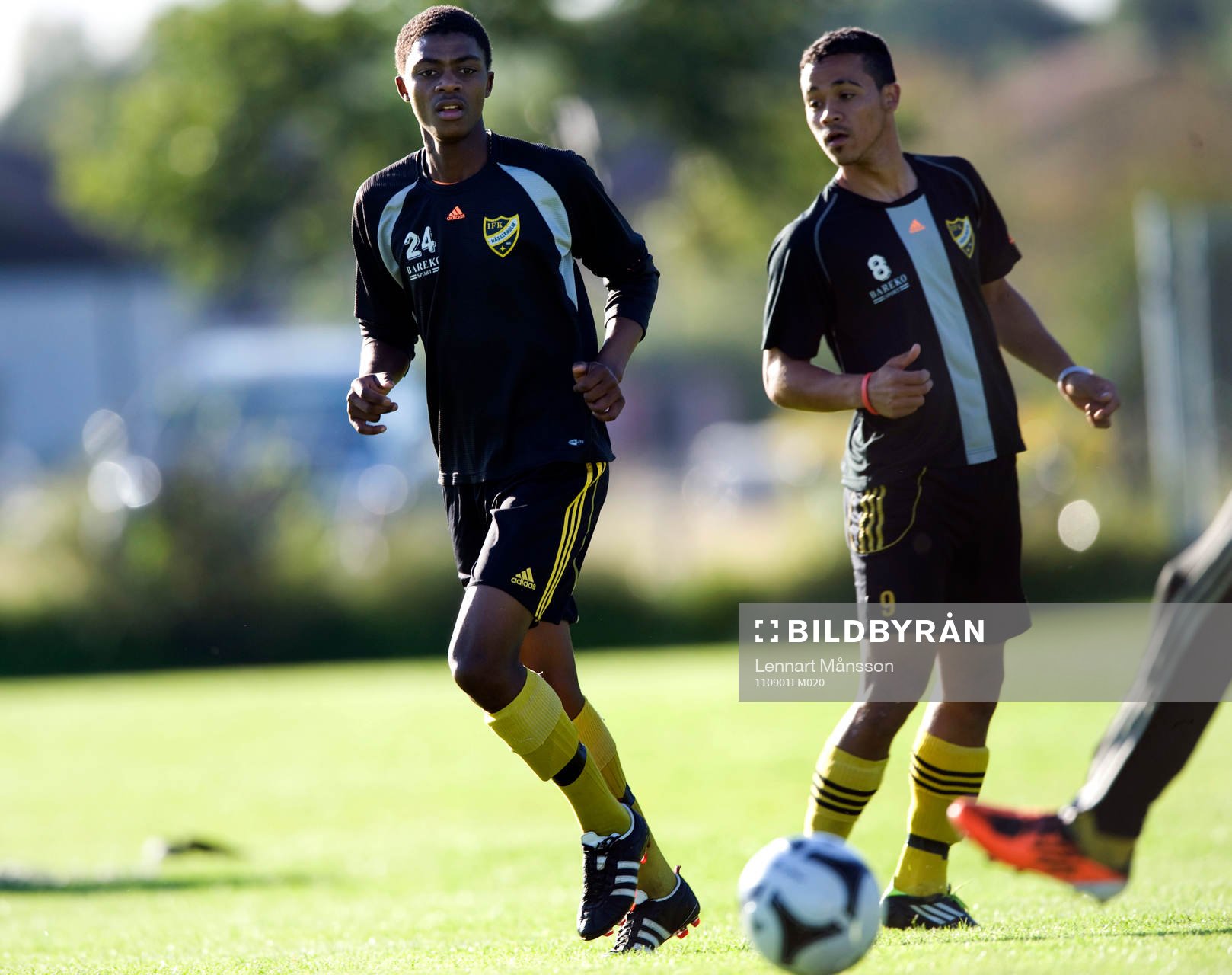 Chadley Jacobs och Sandile Hadebe, två sydafrikaner från