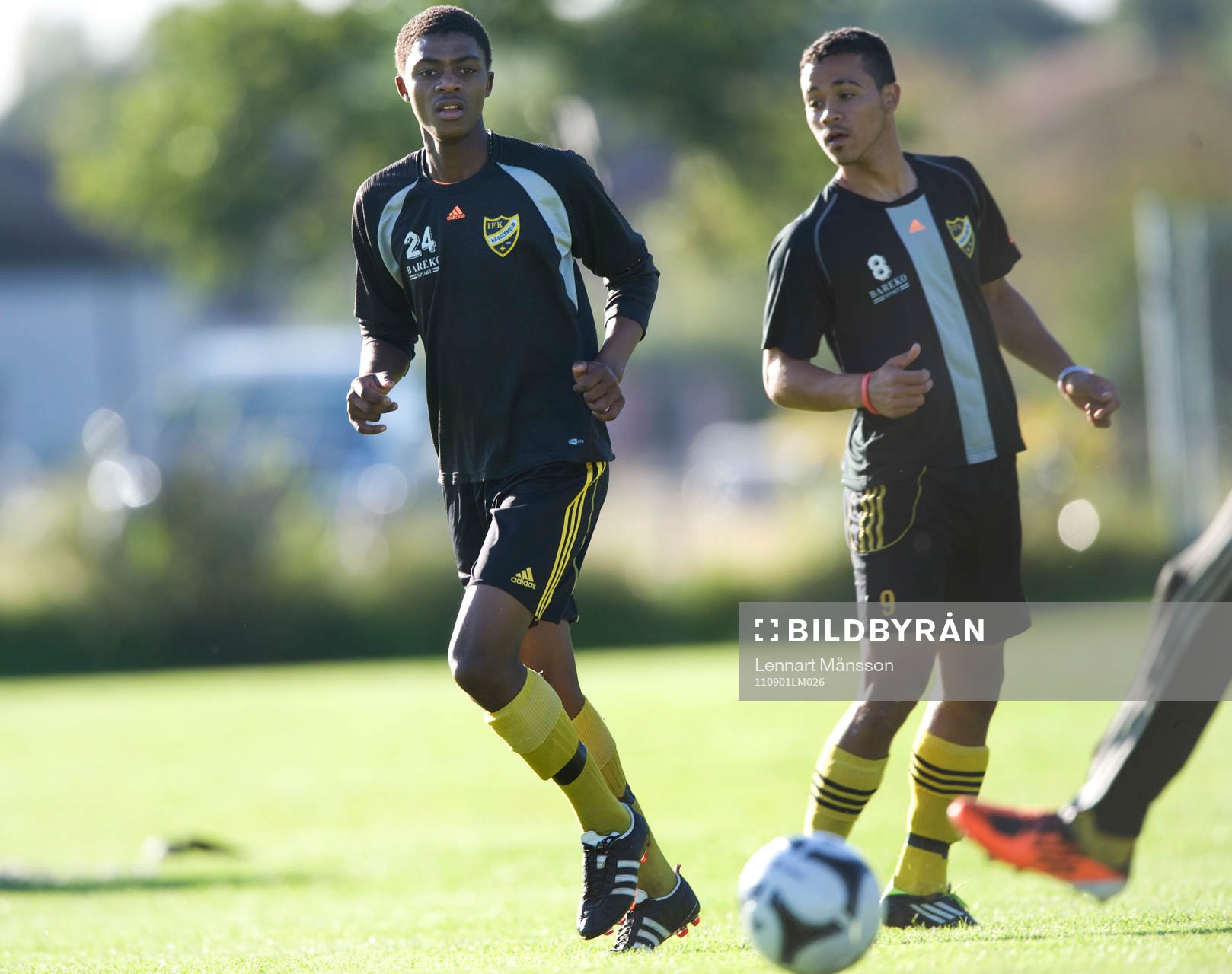 Chadley Jacobs och Sandile Hadebe, två sydafrikaner från