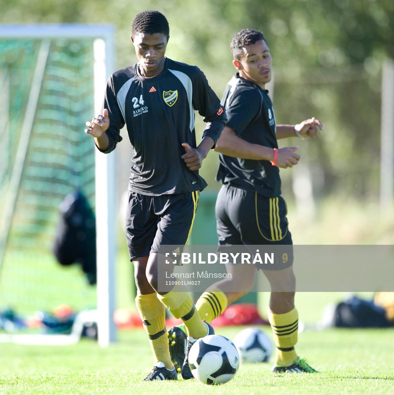 Chadley Jacobs och Sandile Hadebe, två sydafrikaner från
