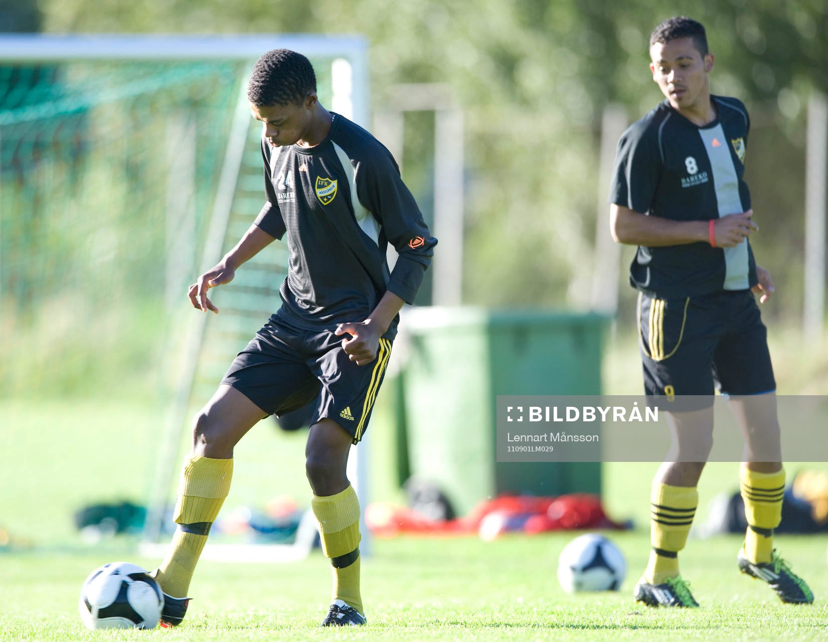 Chadley Jacobs och Sandile Hadebe, två sydafrikaner från
