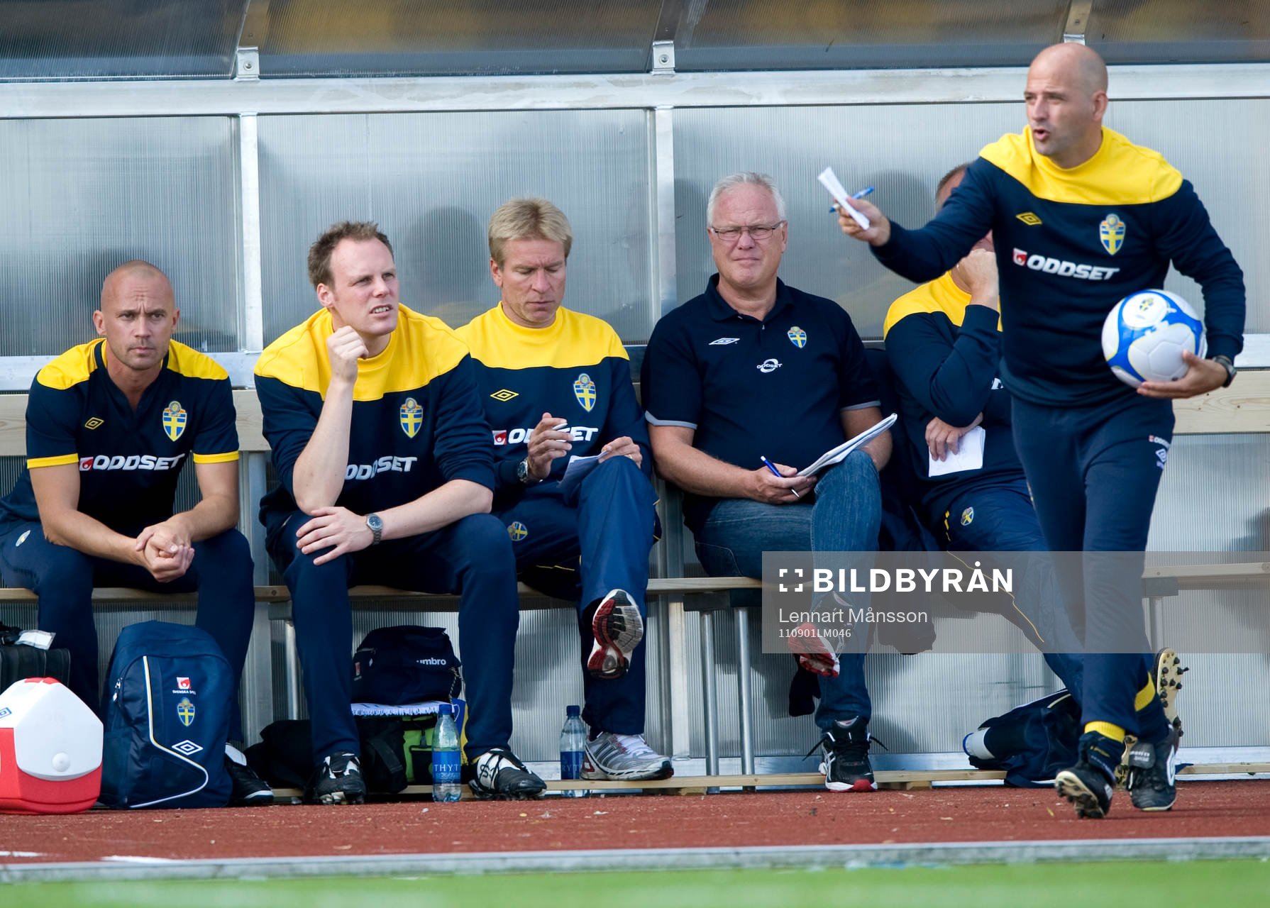 Ledare, tränare, bänk. Benny Johansson, målvakstränare