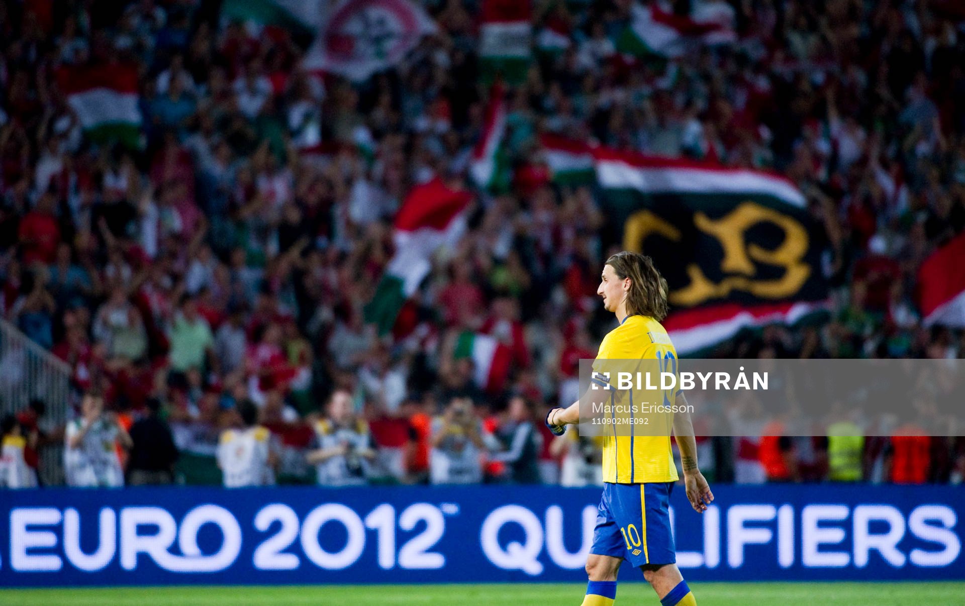 Zlatan Ibrahimovic, Sverige, lämnar planen