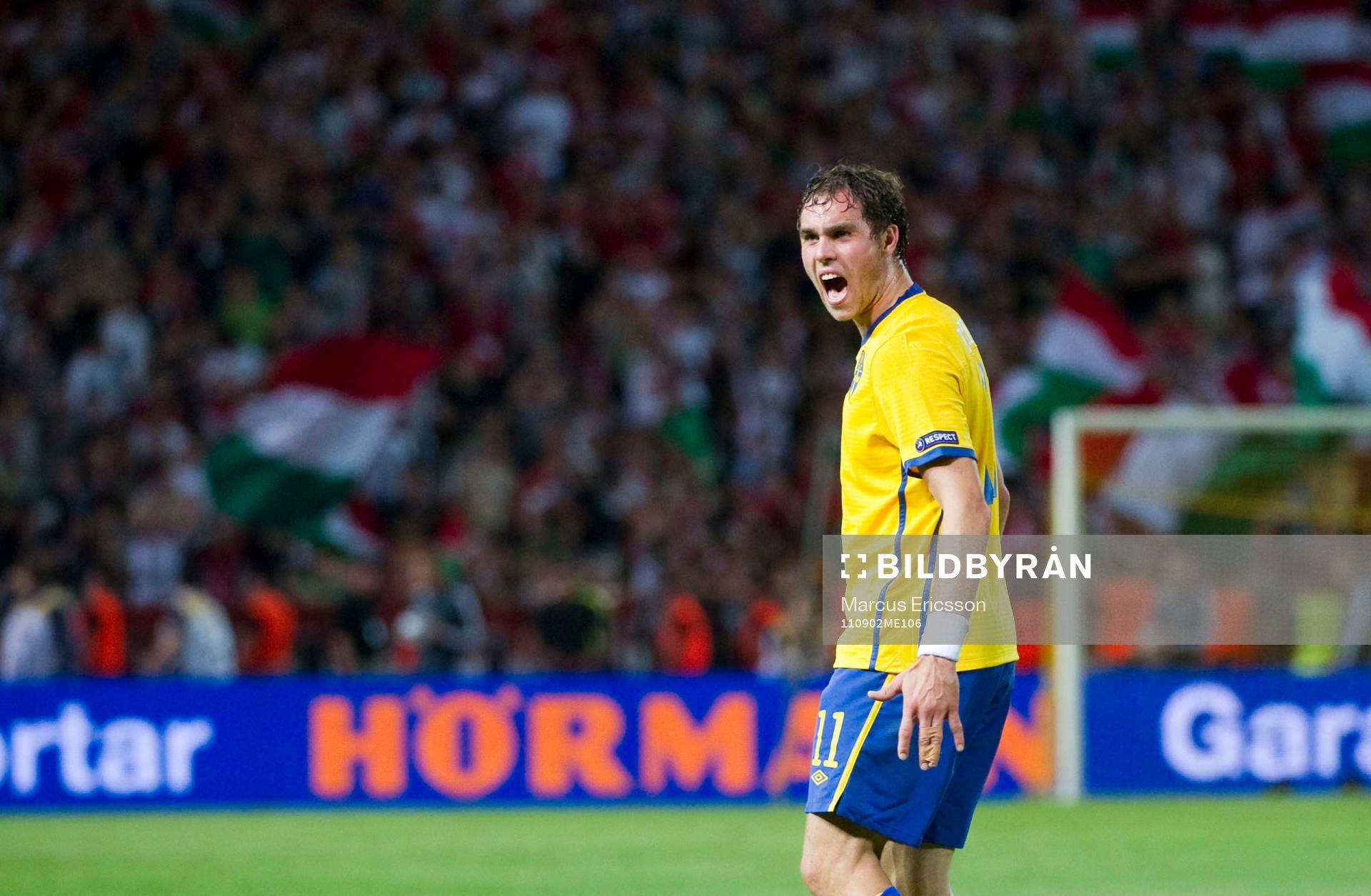 Johan Elmander, Sverige skriker ut sin ilska