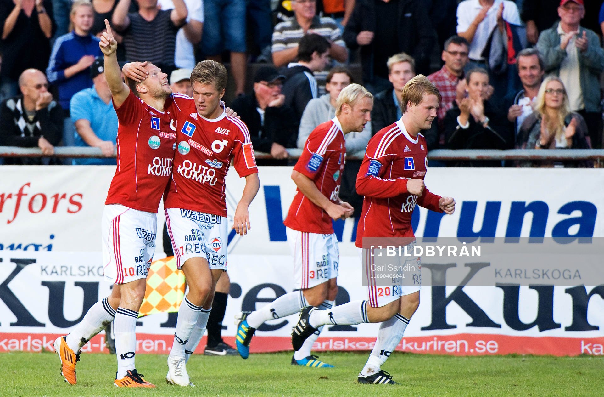 Peter Samuelsson, Degerfors, jubel
