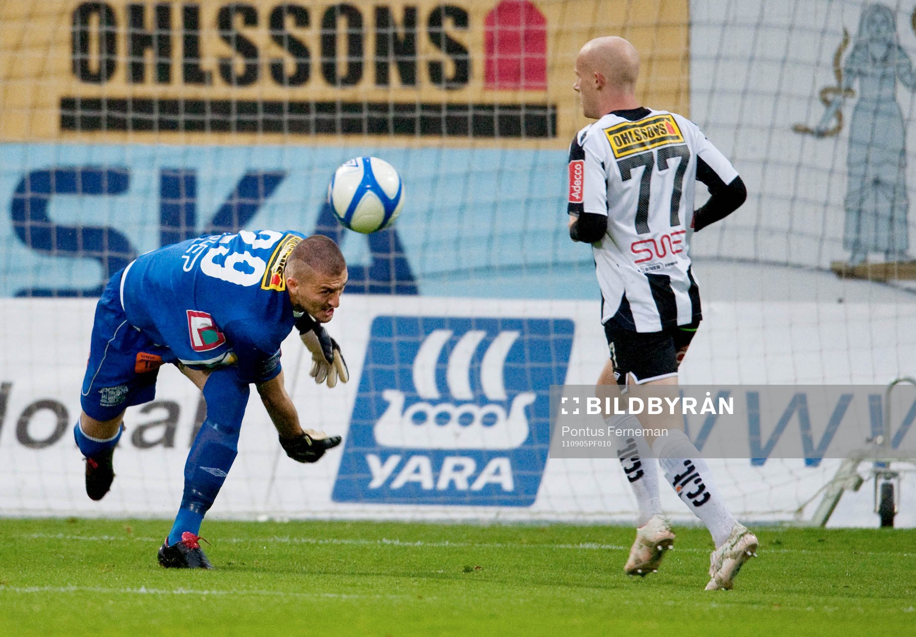 Ivo Vazgec, målvakt, Max Mölder, Landskrona