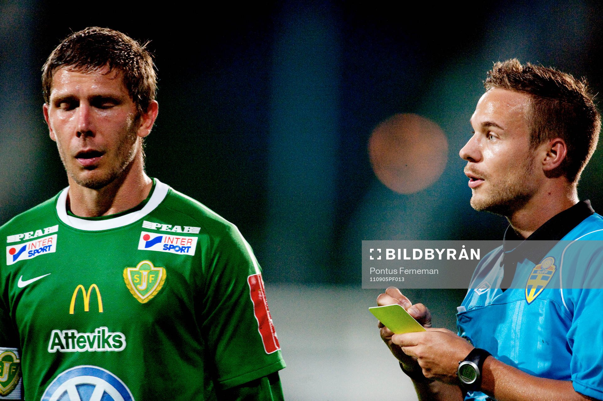 Dennis Östlundh, Jönköping, Kristoffer Karlsson, domare,