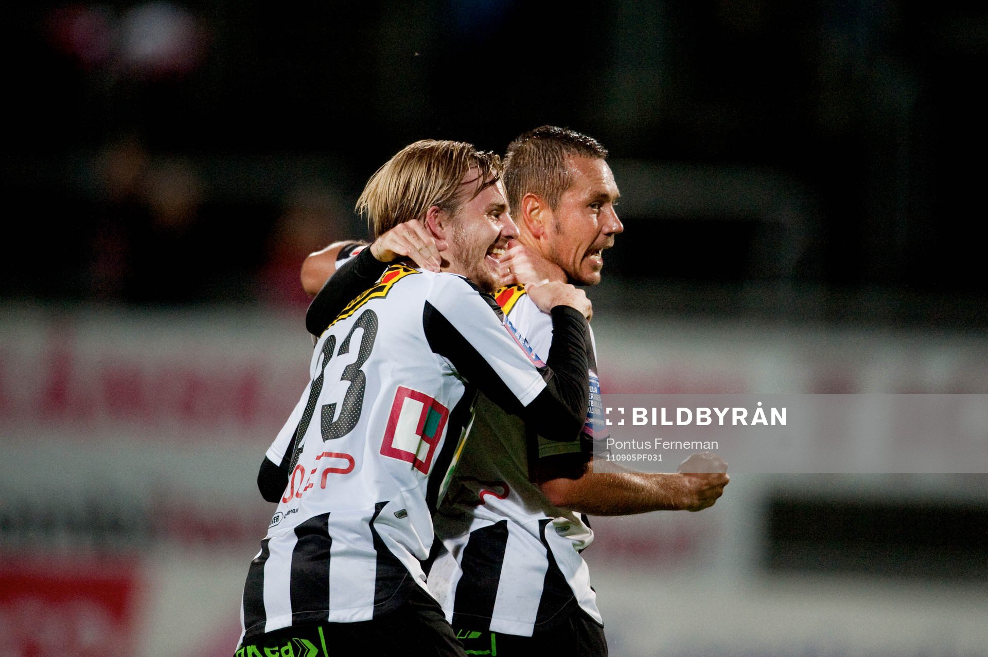 Mathias Unkuri, Marcus Lantz, Landskrona, jubel