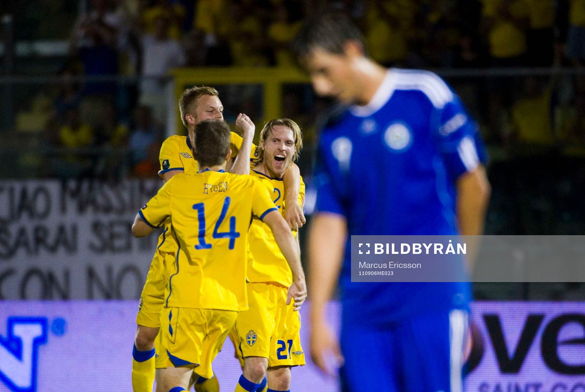 Christian Wilhelmsson, Sverige (Jubel)