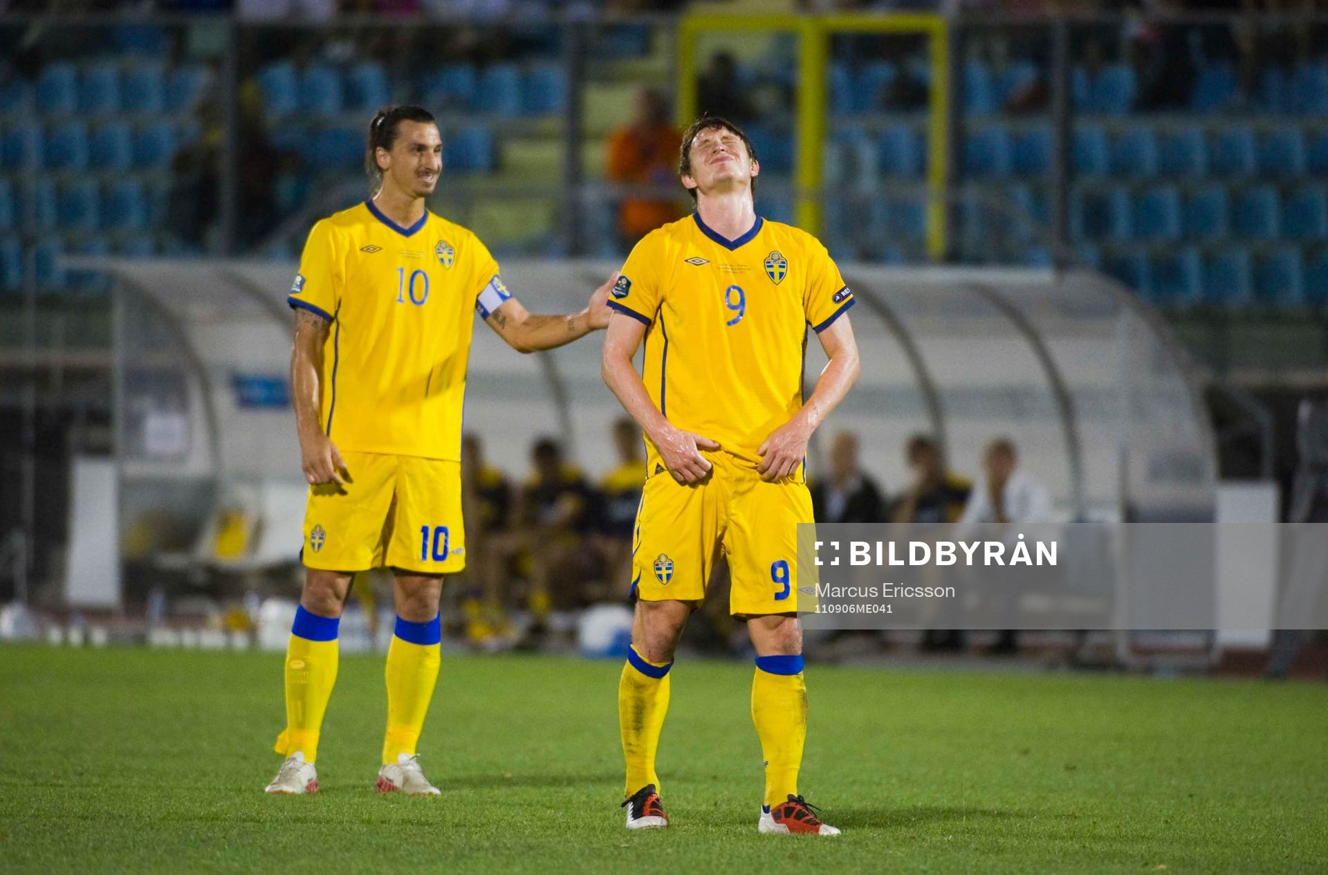 Zlatan Ibrahimovic och Kim Källström, Sverige