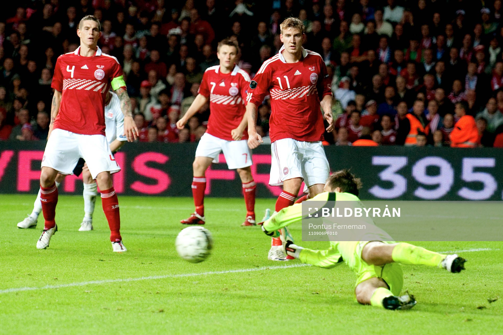 Daniel Agger, Niklas Bendtner, Danmark, Rune Almenning