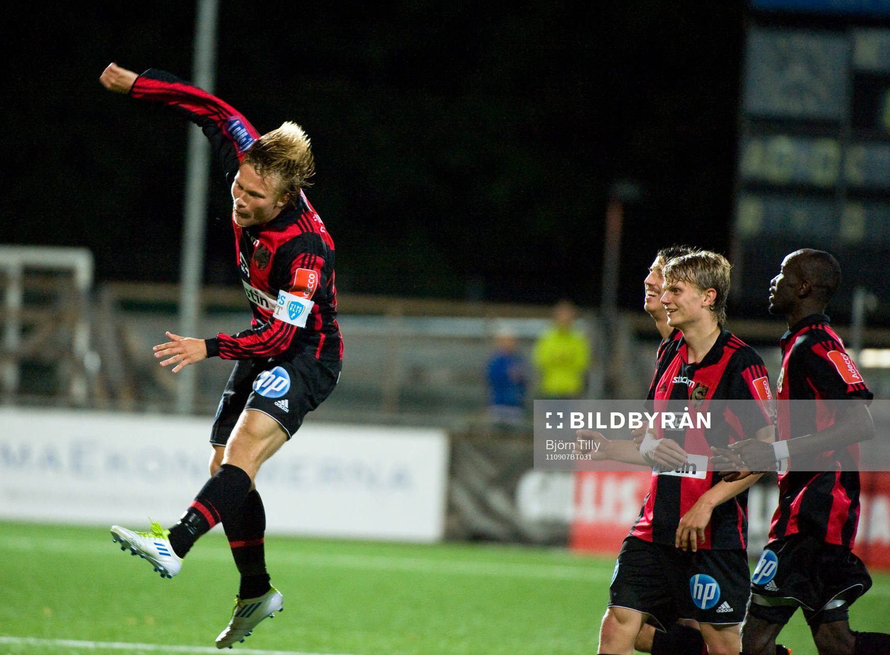 Nicklas Bäckroth, Brommapojkarna, jubel