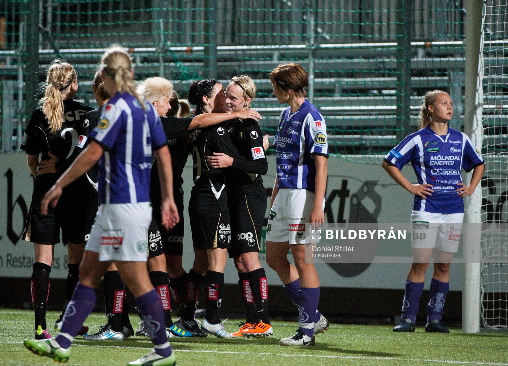 Linnea Liljegärd, Göteborg, gör 3-1, jubel