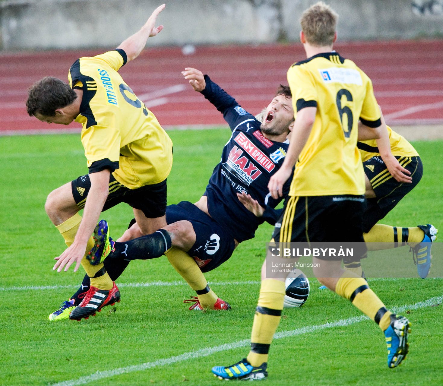 Fotboll, DM, semifinal, Kristianstad - IFK Hässleholm