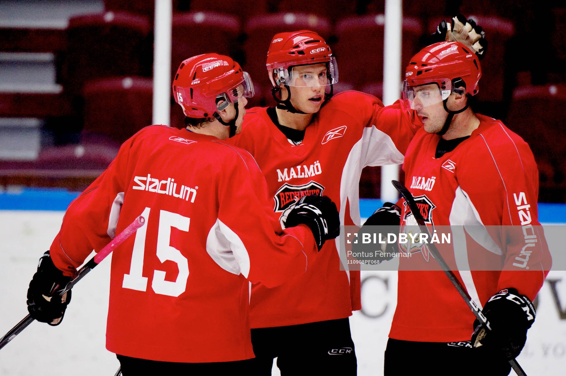 Alexander Barta, Robin Alvarez, Ivan Ciernik, Malmö, jubel
