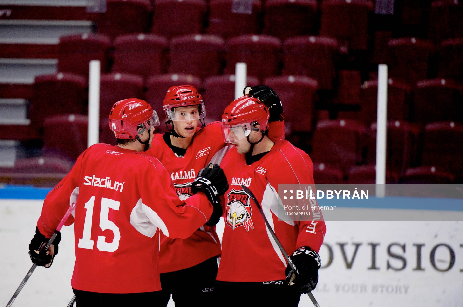 Alexander Barta, Robin Alvarez, Ivan Ciernik, Malmö, jubel