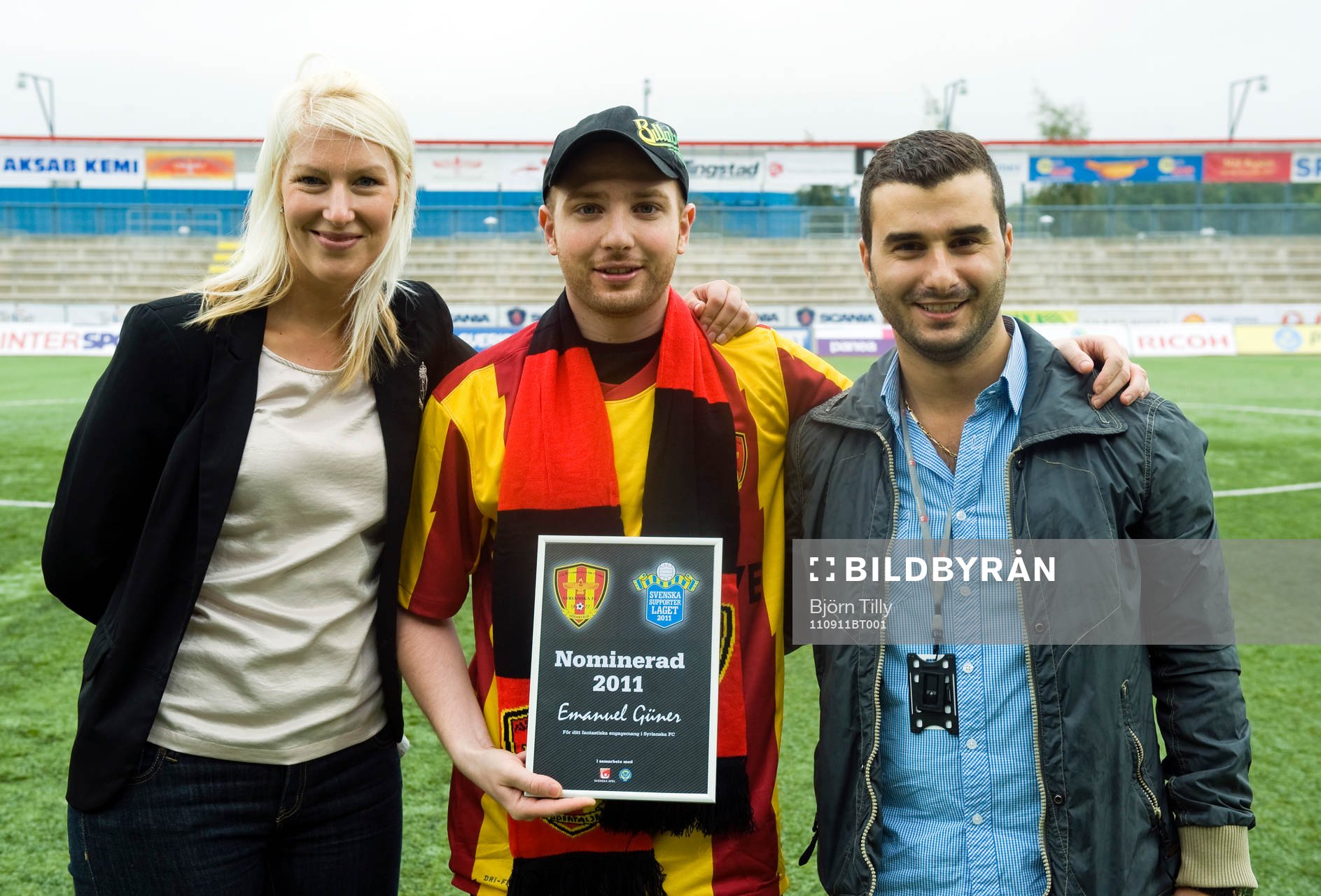 Emanuel Güner, Syrianska supporter. Svenska Spel