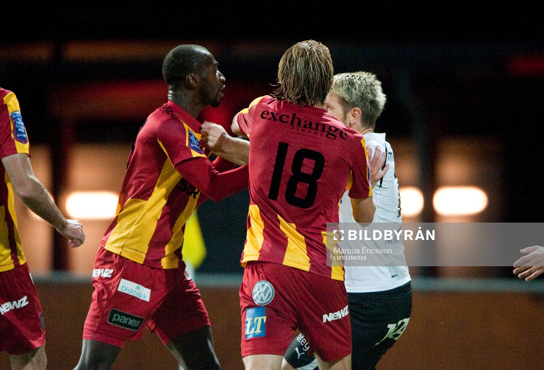 Irriterat mellan Omar Jawo, Syrianska och Magnus Khilberg,