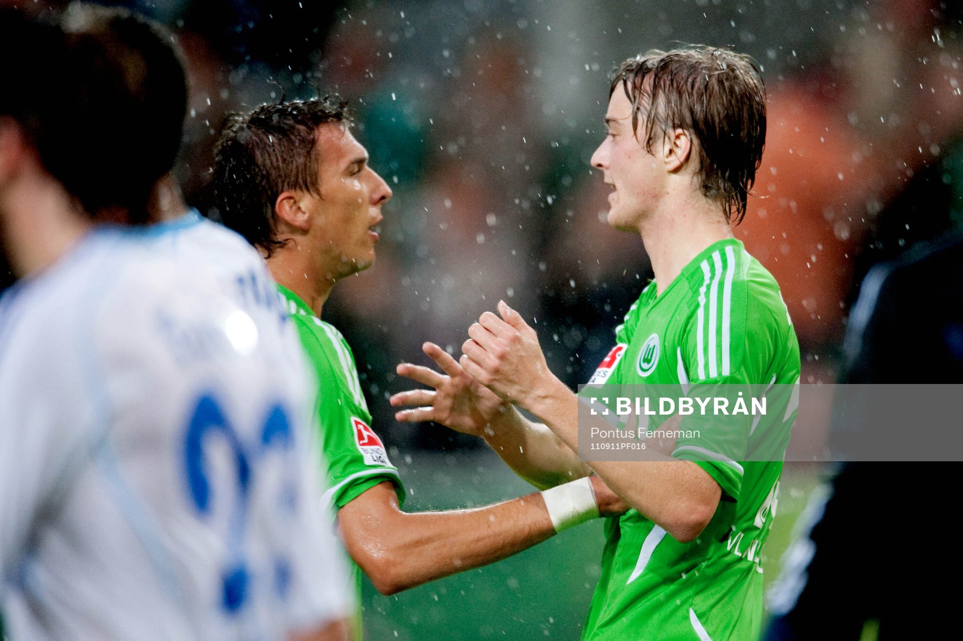 Mario Mandzukic, Rasmus Jönsson, Wolfsburg, jubel, 1-0,