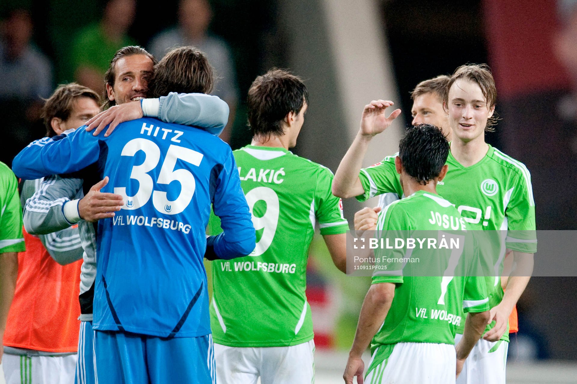  Jouse, Rasmus Jönsson, Wolfsburg, jubel.