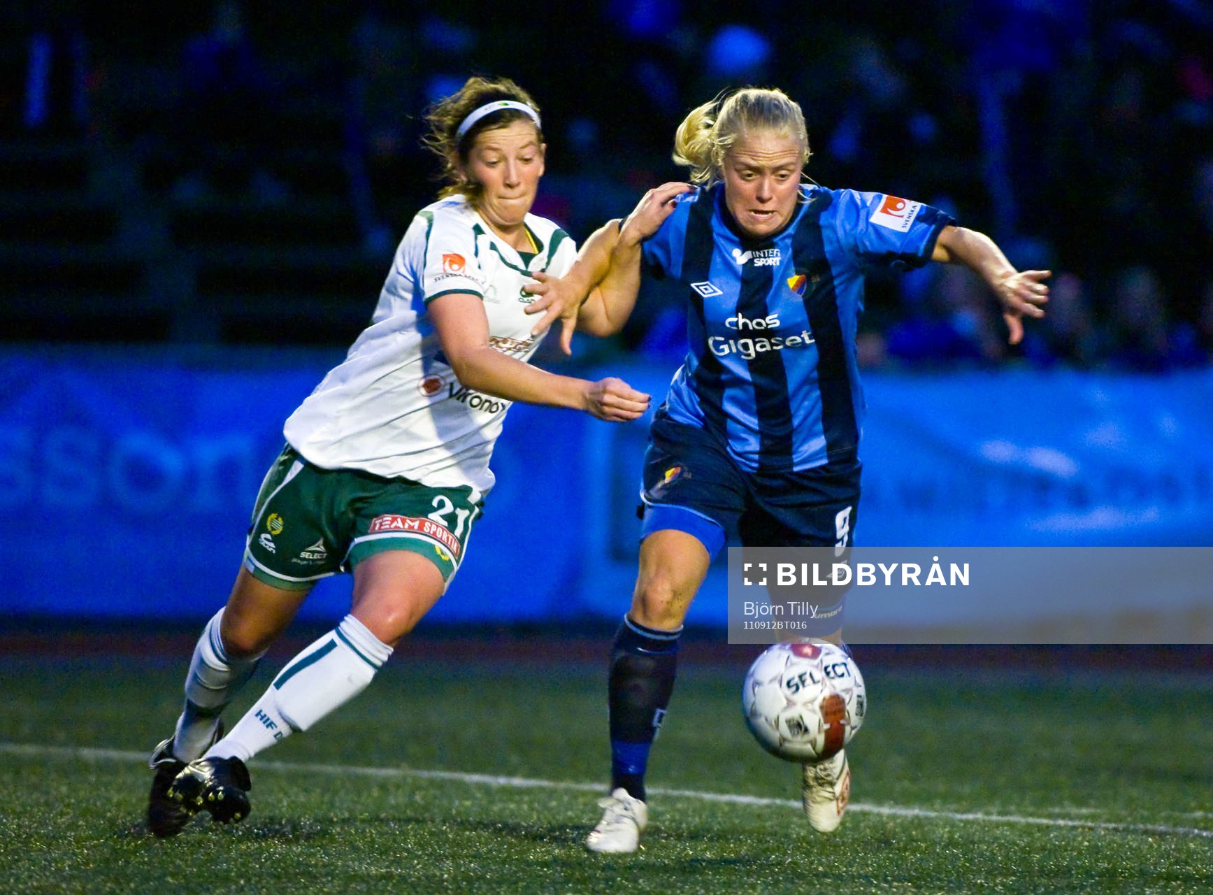  Kathleen E Kelly, Hammarby och Mia Jalkerud, Djurgården.