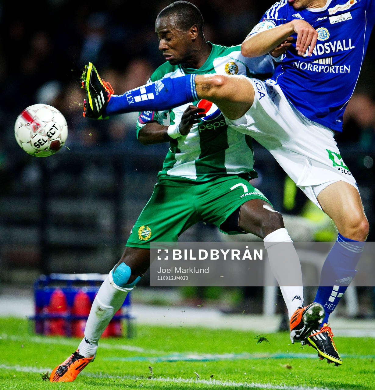 Cheikh Tidiane Sarr, Hammarby, förlorar en närkamp mot