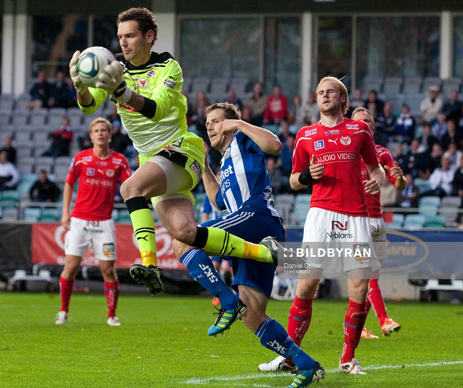 Etrit Berisha, målvakt Kalmar, Tobias Hysén, Göteborg