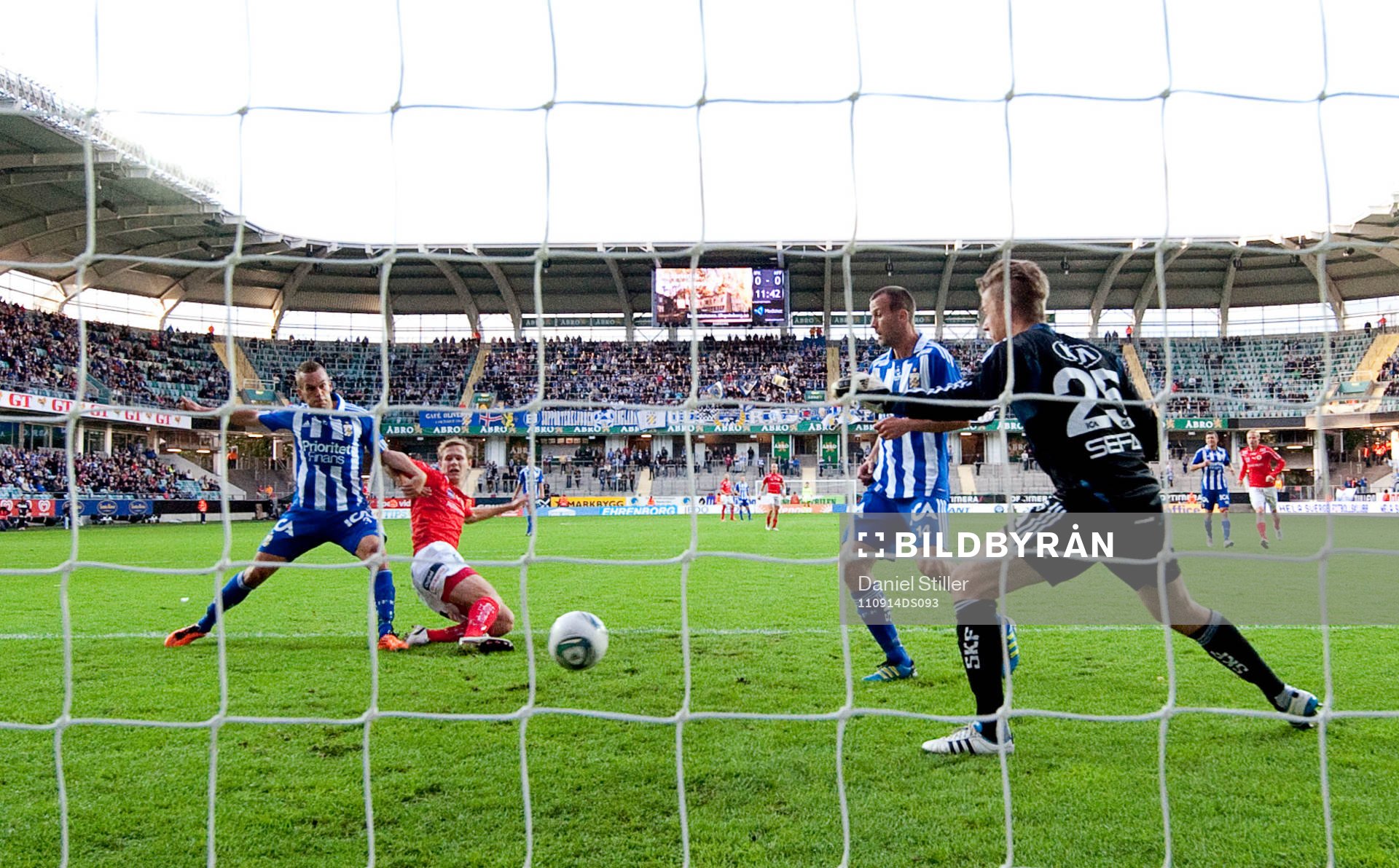Erik Israelsson, Kalmar, gör 0-1