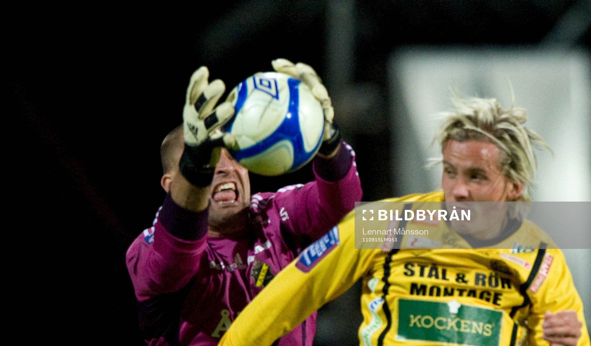 Ivan Turina, målvakt, AIK och Adam Berner, Mjällby