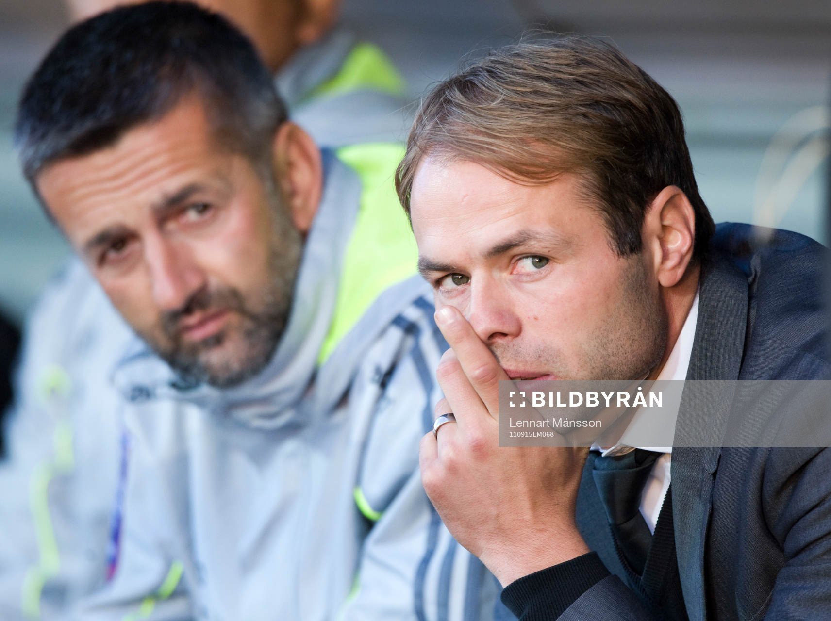 Nebojsa Novakovic och Andreas Alm, tränare