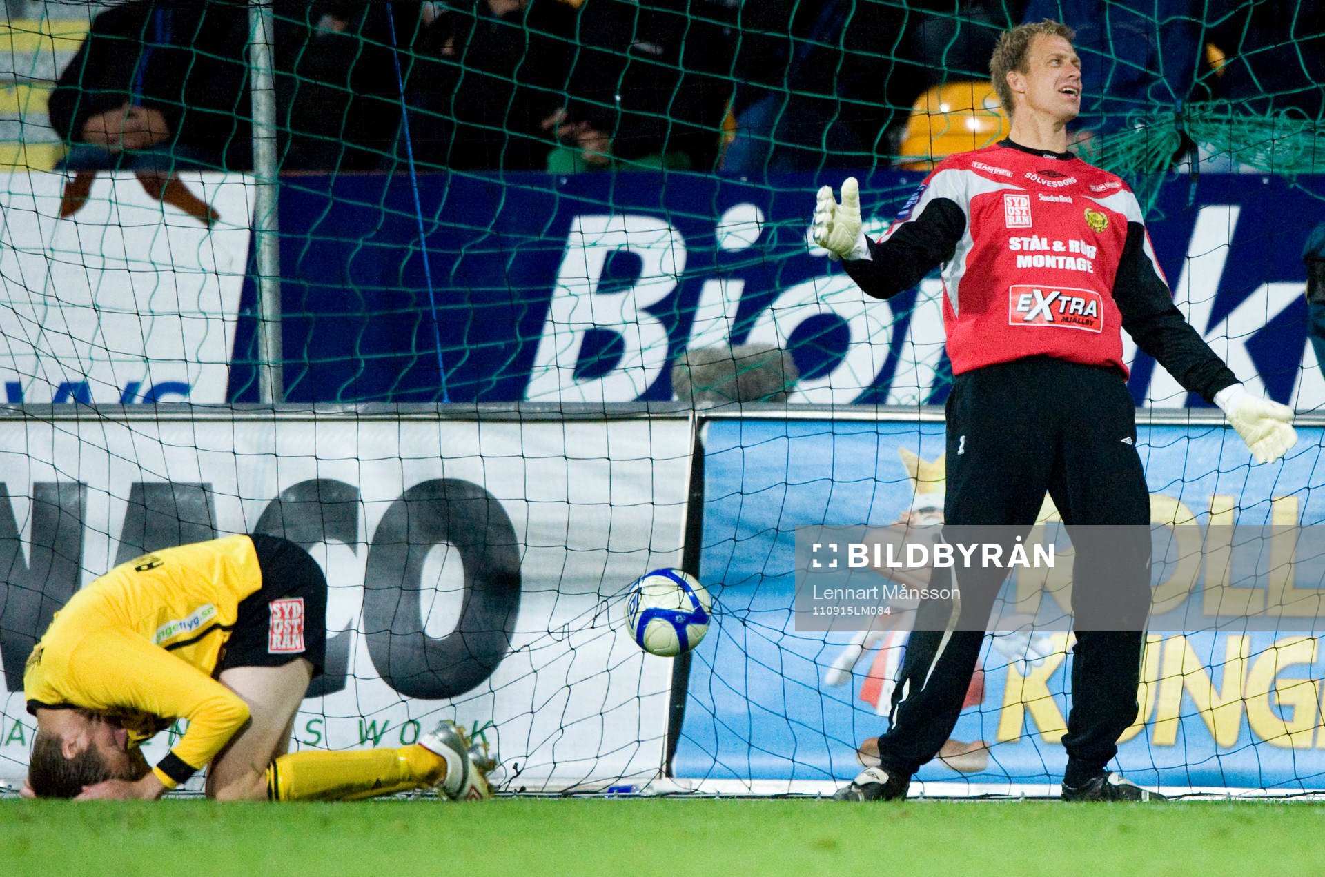 0-1,  Ett präktigt självmål av Joachim Lantz, Mjällby,