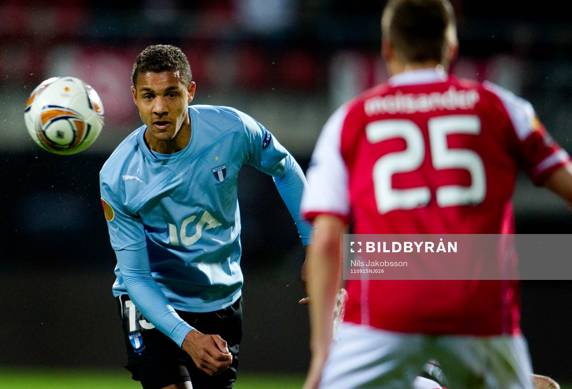 Mathias Ranegie, Malmö FF, Niklas Moisander, AZ Alkmaar