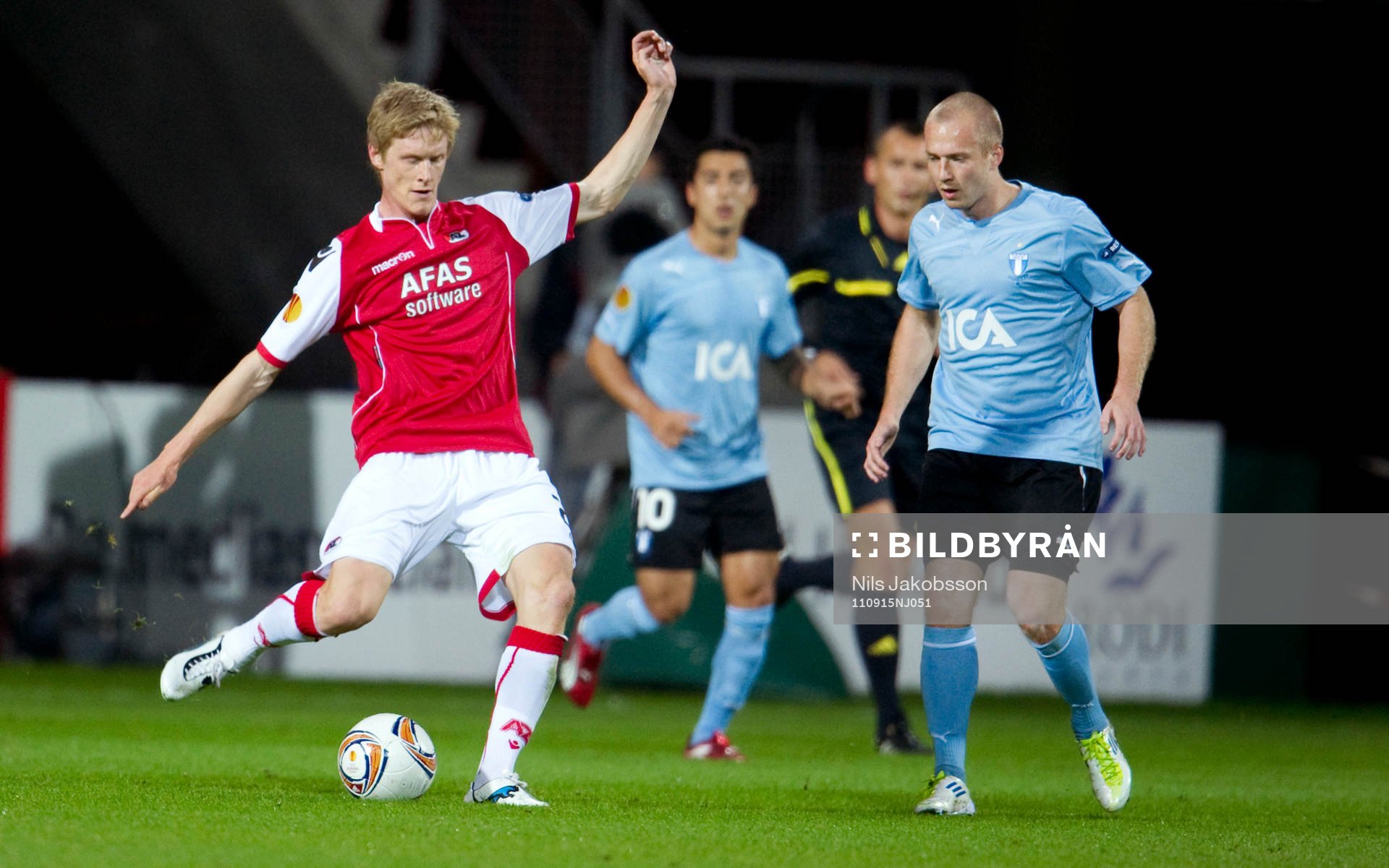 Rasmus Elm, AZ Alkmaar, Daniel Larsson, Malmö FF